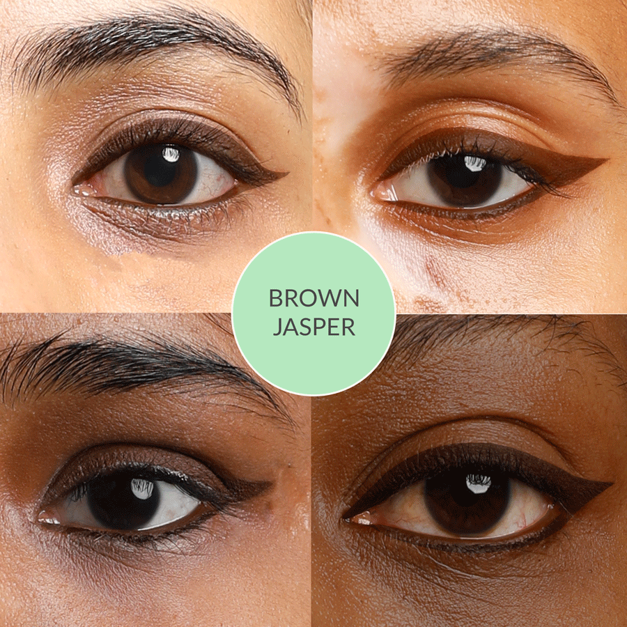 How to use All Day Gel Kajal in Brown Jasper in 4 different ways?
