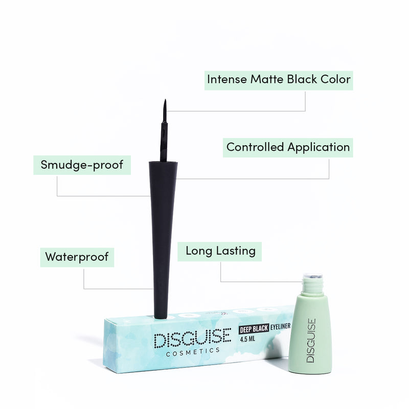 Deep Black Eyeliner: SMUDGEPROOF | WATER RESISTANT | LIFEPROOF
