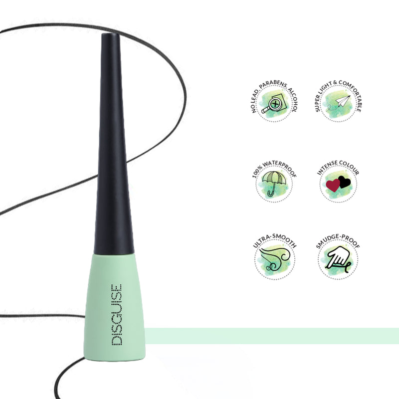 Deep Black Eyeliner: SMUDGEPROOF | WATER RESISTANT | LIFEPROOF