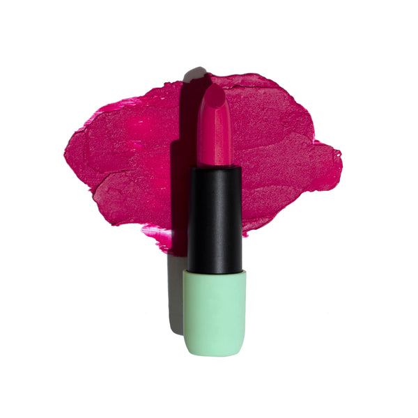 Satin Matte Lipstick Fuchsia Explorer 01 | ULTRA LIGHT & COMFORTABLE | ENRICHED WITH PLANT OILS