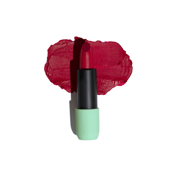 Satin Matte Lipstick Red Model 02 | ULTRA LIGHT & COMFORTABLE | ENRICHED WITH PLANT OILS
