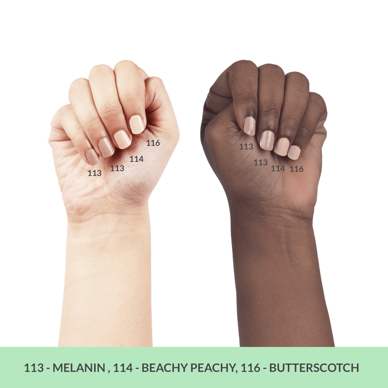 Happy, Healthy Nail Polish Beachy Peachy 114: 21 TOXIN FREE | WITH AHA & LOTUS EXTRACT | STRENGTHENS NAILS