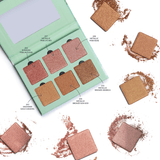 Blush Palette - 6 best selling Blush Eyeshadows, NO TALC | INTENSE COLOR | WITH SOOTHING PLANT OILS | ULTRA-SMOOTH