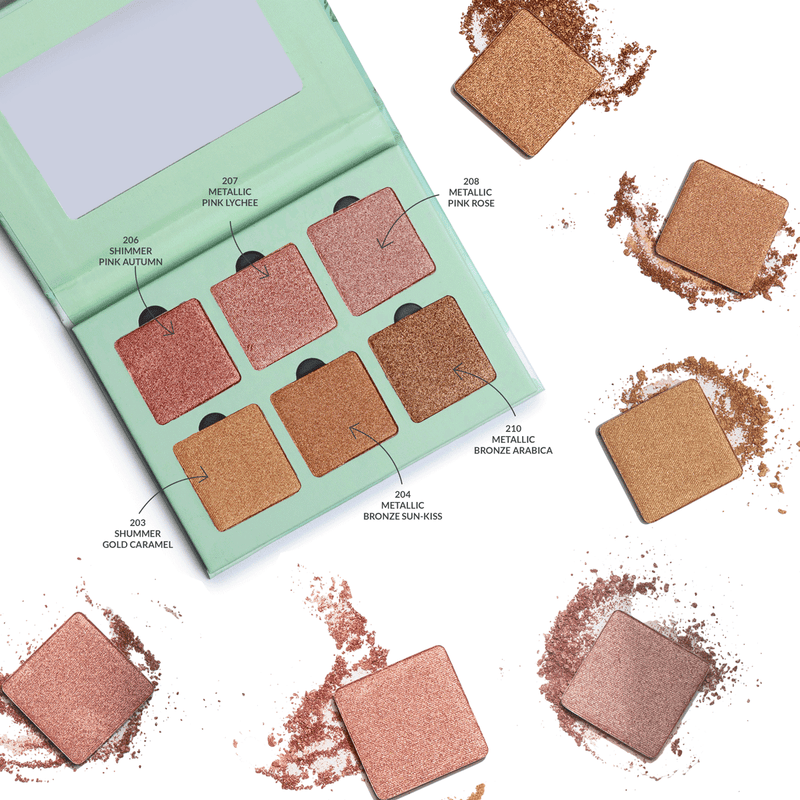 Blush Palette - 6 best selling Blush Eyeshadows, NO TALC | INTENSE COLOR | WITH SOOTHING PLANT OILS | ULTRA-SMOOTH