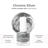 Chrome Silver 140, 21 TOXIN FREE | WITH AHA & LOTUS EXTRACT | INTENSE COLOR