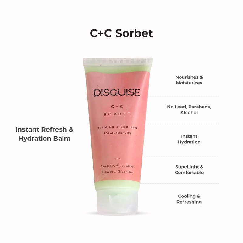 C+C Sorbet DAILY MOISTURIZER | INSTANT HYDRATION | SUPER LIGHT | CALMING