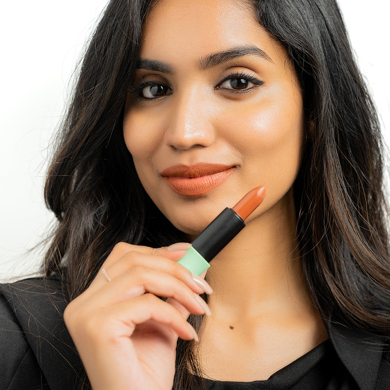 Satin Matte Lipstick Toffee Vocalist 14 | ULTRA LIGHT & COMFORTABLE | ENRICHED WITH PLANT OILS