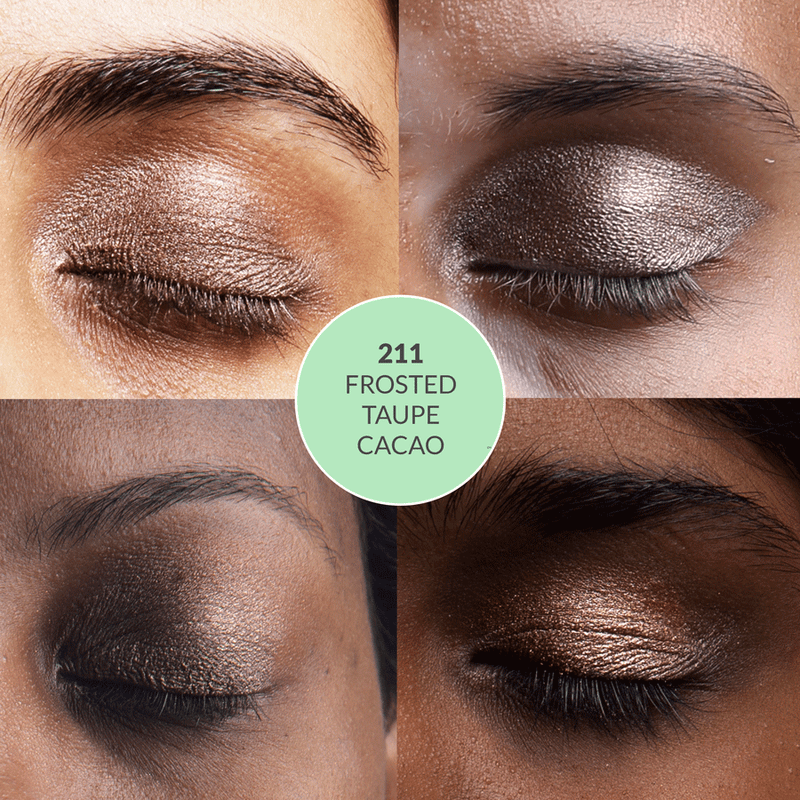 Frosted Taupe Cacao 211 - Eyeshadow, NO TALC | INTENSE COLOR | WITH SOOTHING PLANT OILS | ULTRA-SMOOTH