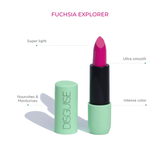 Satin Matte Lipstick Fuchsia Explorer 01 | ULTRA LIGHT & COMFORTABLE | ENRICHED WITH PLANT OILS