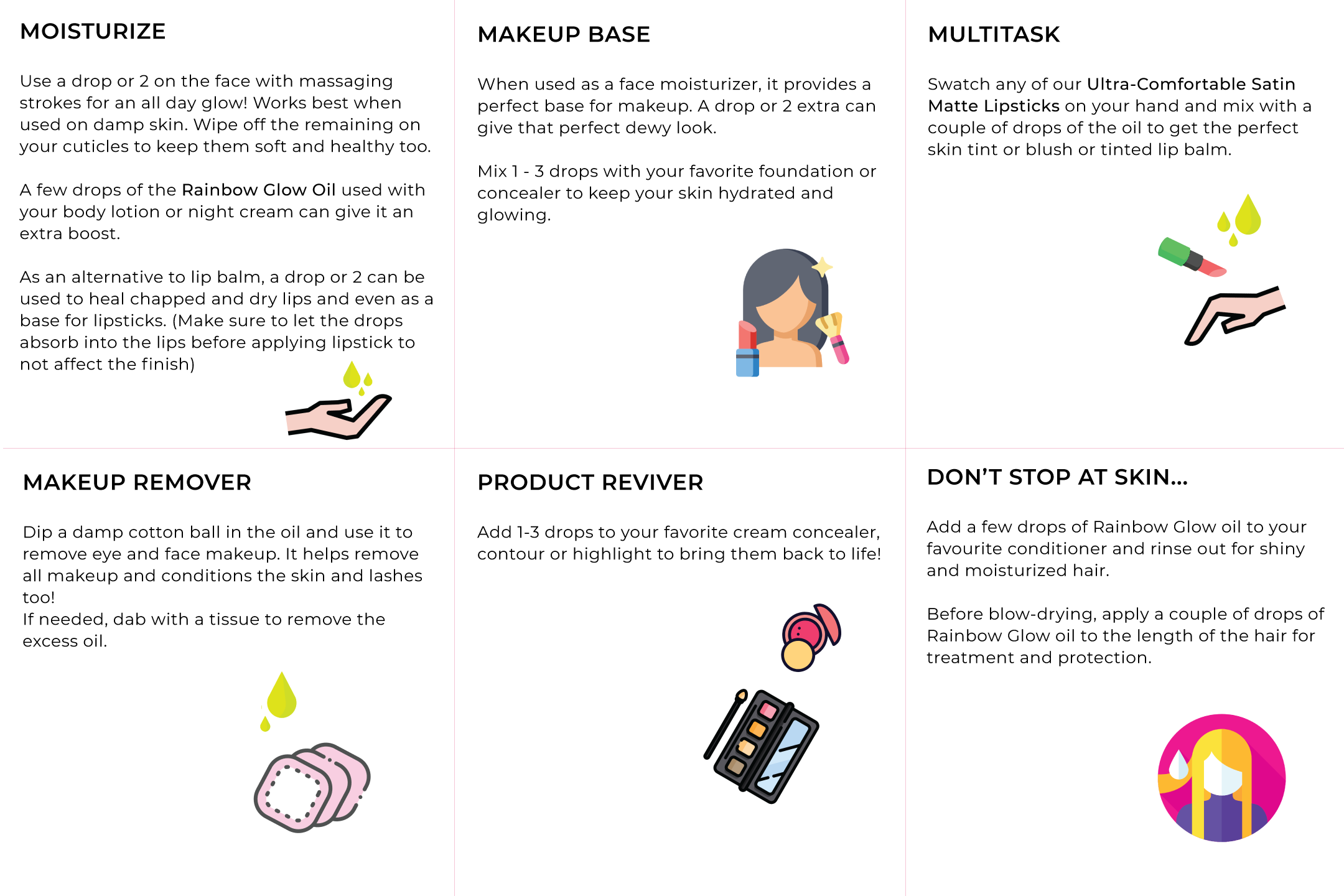 Buy Rainbow Glow Oil Serum Online Vegan, CrueltyFree, Designed for