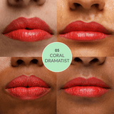 SATIN MATTE Lipstick Coral Dramatist 05 | Ultra LIGHT & COMFORTABLE | ENRICHED WITH PLANT OILS