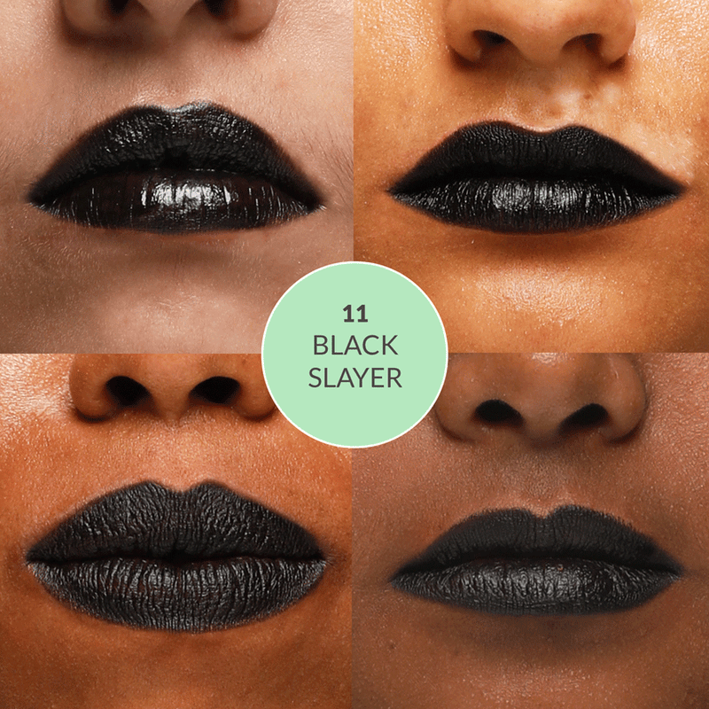 Satin Matte Lipstick Black Slayer 11 | ULTRA LIGHT & COMFORTABLE | ENRICHED WITH PLANT OILS