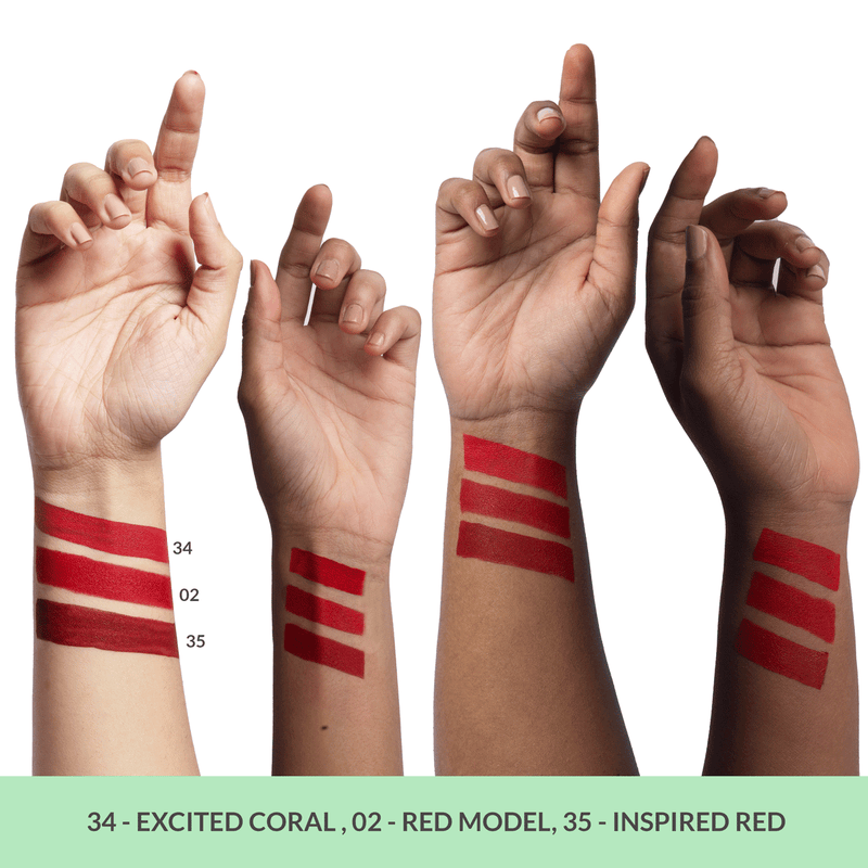 MATTE LIQUID LIP CREAM Excited Coral 34 | FEATHER LIGHT | SUPER COMFORTABLE | LONG LASTING
