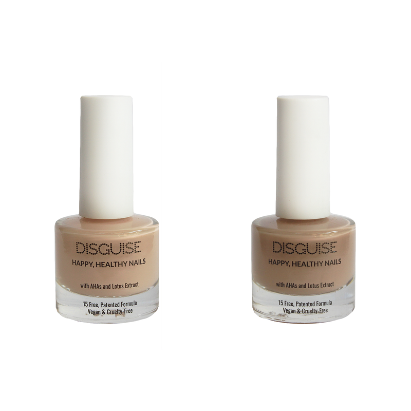 Happy, Healthy Nail Polish Combo Beachy Peachy 114 + Melanin 113: 21 TOXIN FREE | WITH AHA & LOTUS EXTRACT | STRENGTHENS & REPAIRS NAILS