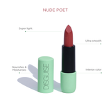 Satin Matte Lipstick Nude Poet 04 | ULTRA LIGHT & COMFORTABLE | ENRICHED WITH PLANT OILS