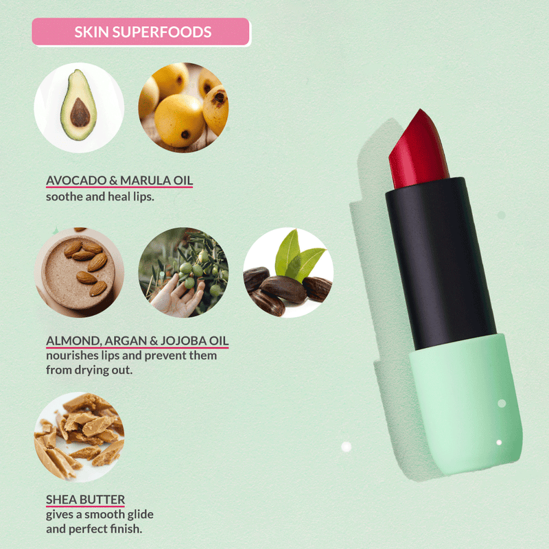 Satin Matte Lipstick Black Slayer 11 | ULTRA LIGHT & COMFORTABLE | ENRICHED WITH PLANT OILS